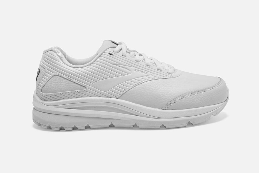 Tenis Caminhada Brooks Addiction Walker 2 Feminino Brasil - Branco 3950248-FO